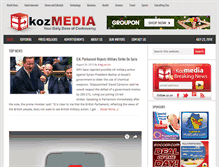 Tablet Screenshot of kozmedia.com